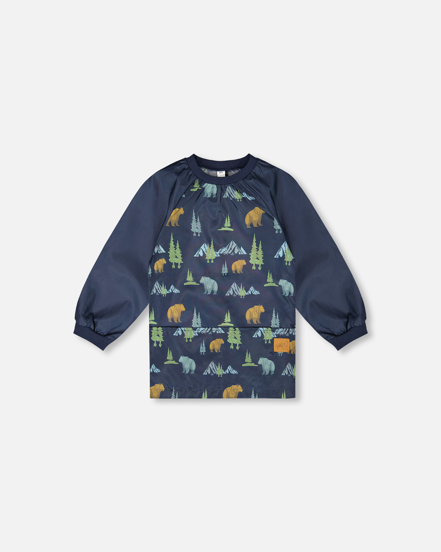 DEUX PAR DEUX LA RENTRÉE 25 TABLIER SCOLAIRE MARINE IMPRIMÉ D ANIMAUX