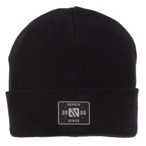 NANO AUTOMNE/HIVER 25 TUQUE EN TRICOT BASIC NOIR (EN STOCK)