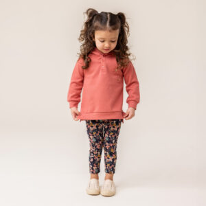 NANO AUTOMNE 25 LAPIN RÊVEUR ENSEMBLE 2 PIÈCES TUNIQUE ROUGE