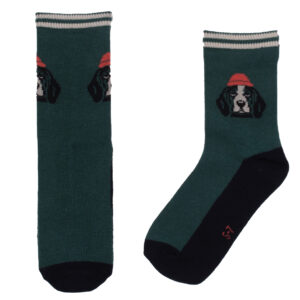 NANO AUTOMNE 25 MON STYLE ANGLAIS CHAUSSETTES VERT/MARINE