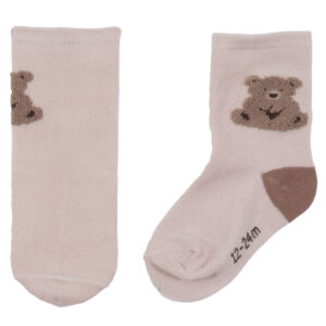 NANO AUTOMNE 25 CÂLINS D OURSON CHAUSSETTES BEIGE