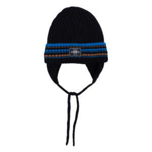 NANO HIVER 25 TUQUE TRICOT DOUBLÉ POLAR LOIC BLEU