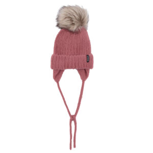 NANO HIVER 25 TUQUE TRICOT DOUX DOUBLÉ POLAR PHOEBE ROSE