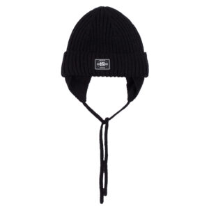 NANO HIVER 25 TUQUE TRICOT DOUBLÉ POLAR NATHAN NOIR