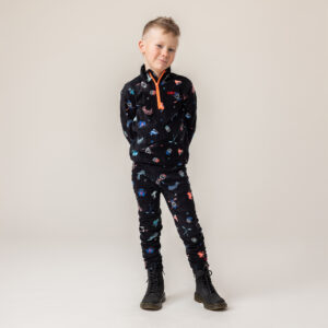 NANO AUTOMNE/HIVER 25 ENSEMBLE DE MICROPOLAIRE NOIR HOCKEY