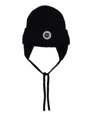 PELUCHE ET TARTINE HIVER 25 TUQUE DE TRICOT LÉON NOIR
