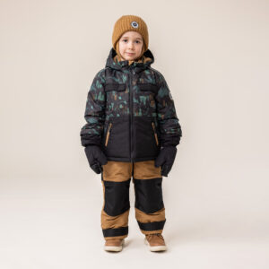 PELUCHE ET TARTINE HIVER 25 HABIT DE NEIGE JULES NOIR DINOSAURE