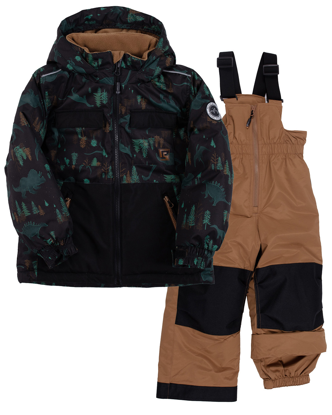 PELUCHE ET TARTINE HIVER 25 HABIT DE NEIGE JULES NOIR DINOSAURE – Image 2