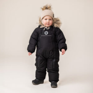 PELUCHE ET TARTINE HIVER 25 HABIT DE NEIGE UNE PIÈCE 6 À 24 MOIS MAXENCE NOIR