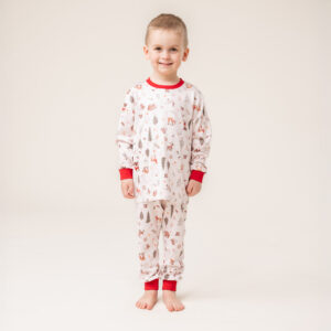 NANO NOEL 25 PYJAMA UNISEX IVOIRE IMPRIMÉ
