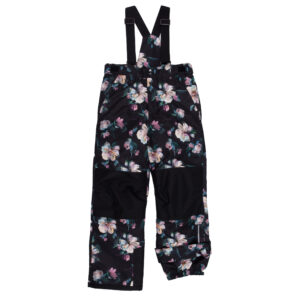 SNO HIVER 25 PANTALON DE NEIGE NOIR FLEURIT 8 À 16 ANS