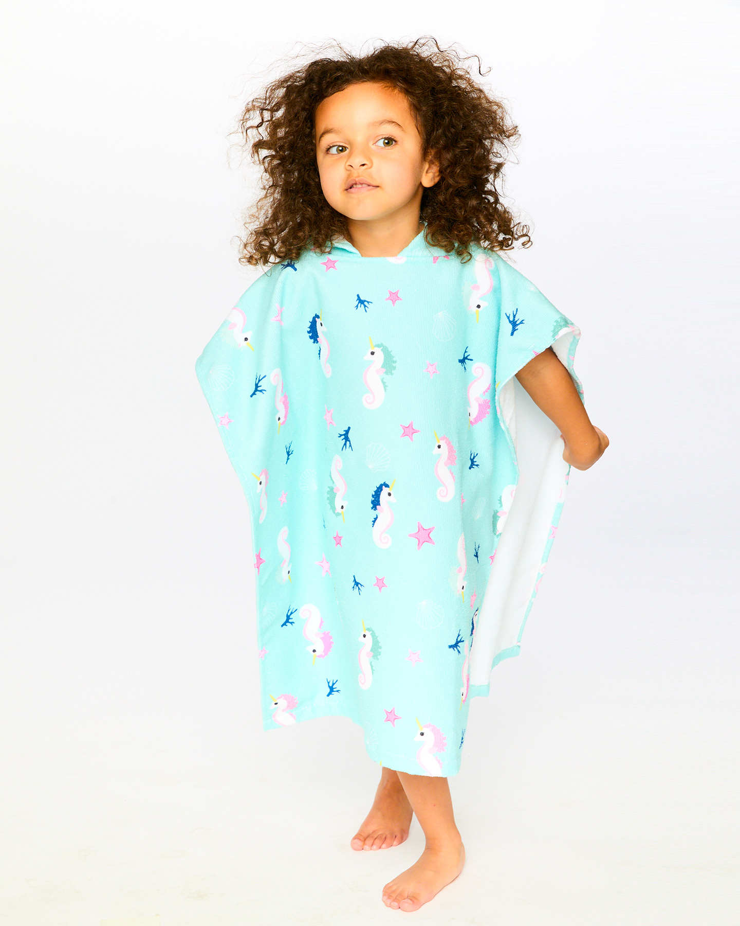 Serviette de plage avec capuchon hippocampes – Image 6