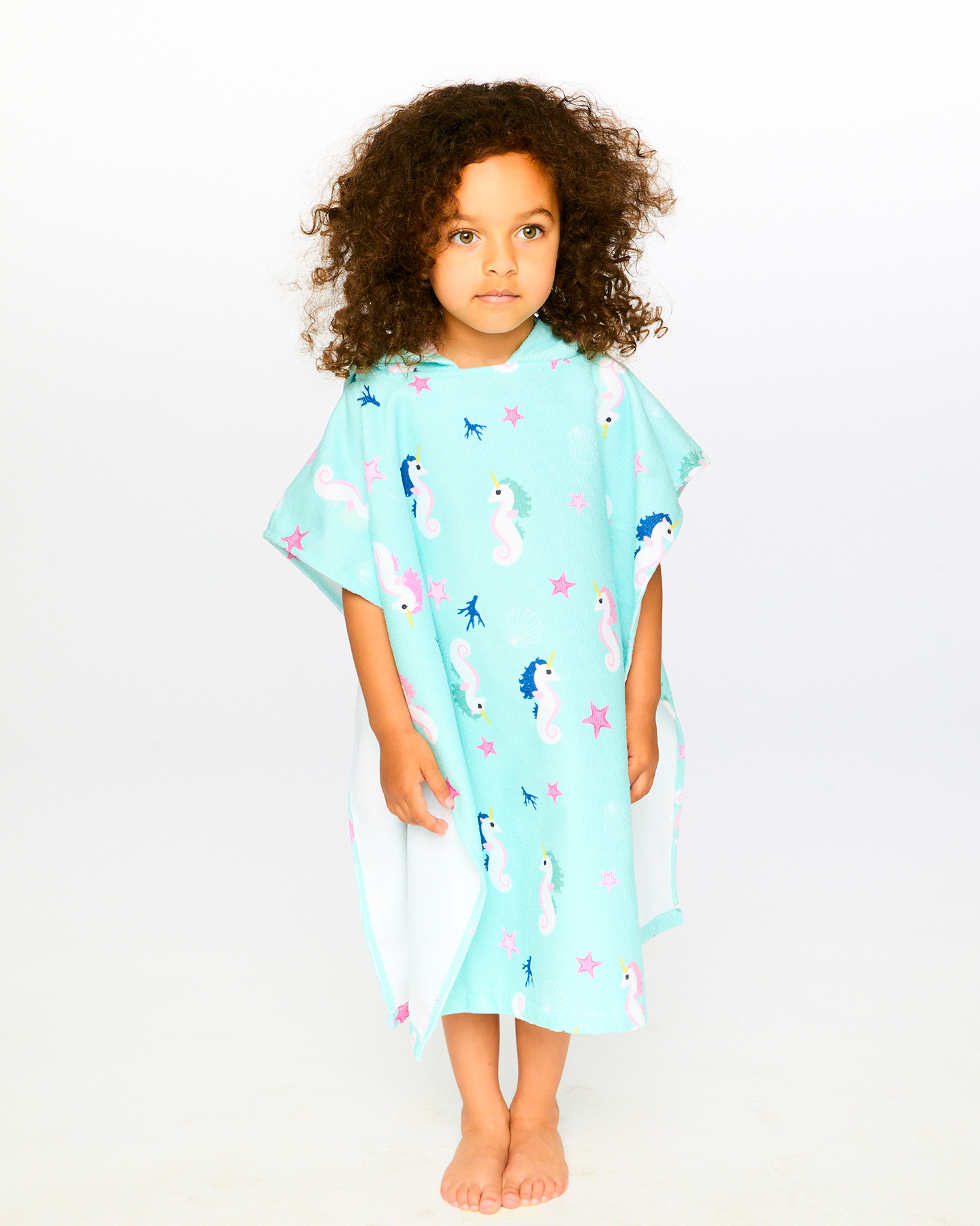 Serviette de plage avec capuchon hippocampes – Image 5