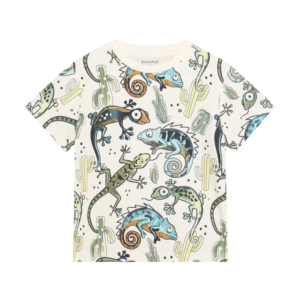 Minymo t-shirt beige lezard