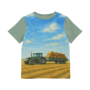 Minymo t-shirt tracteur vert