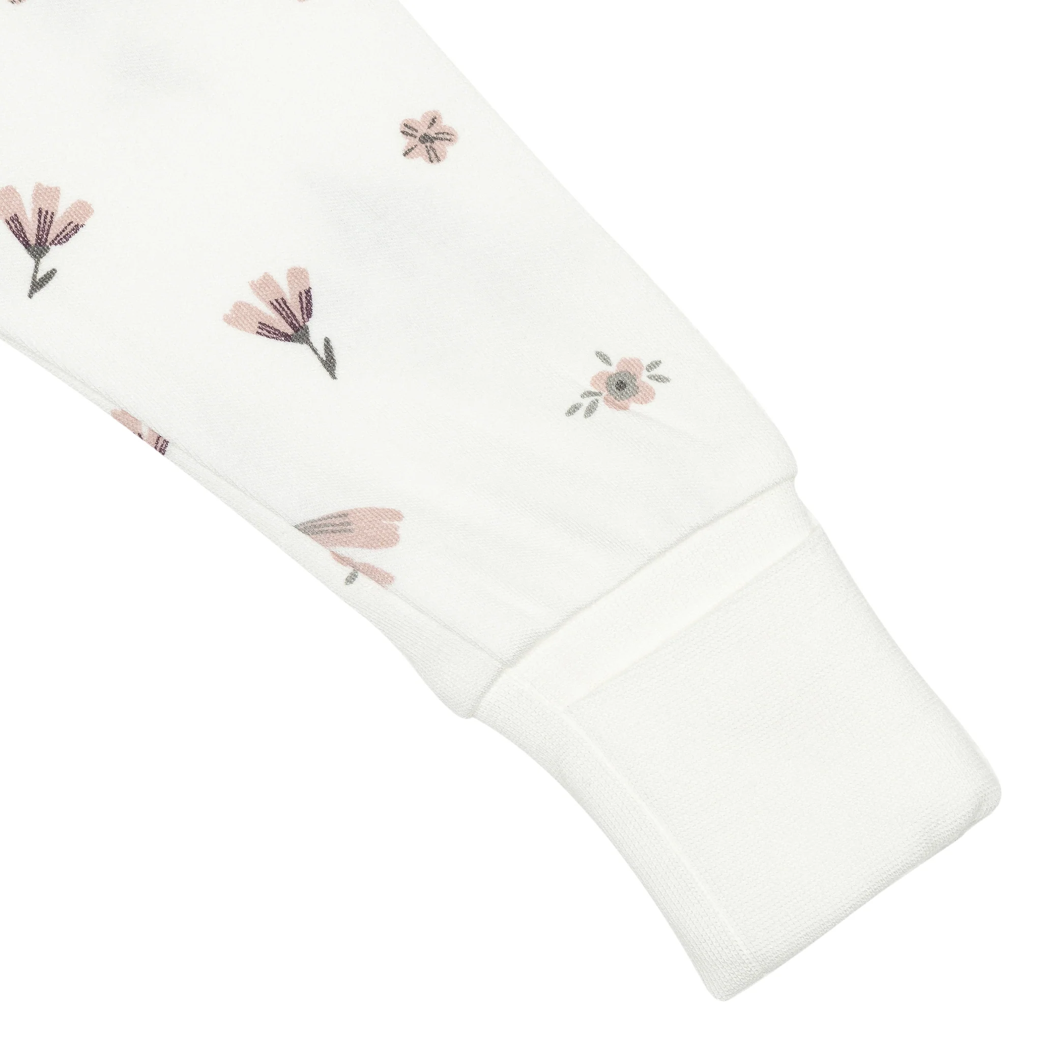 PERLIMPINPIN Pyjama pour bébé en bambou - Fleurs aquarelle – Image 5