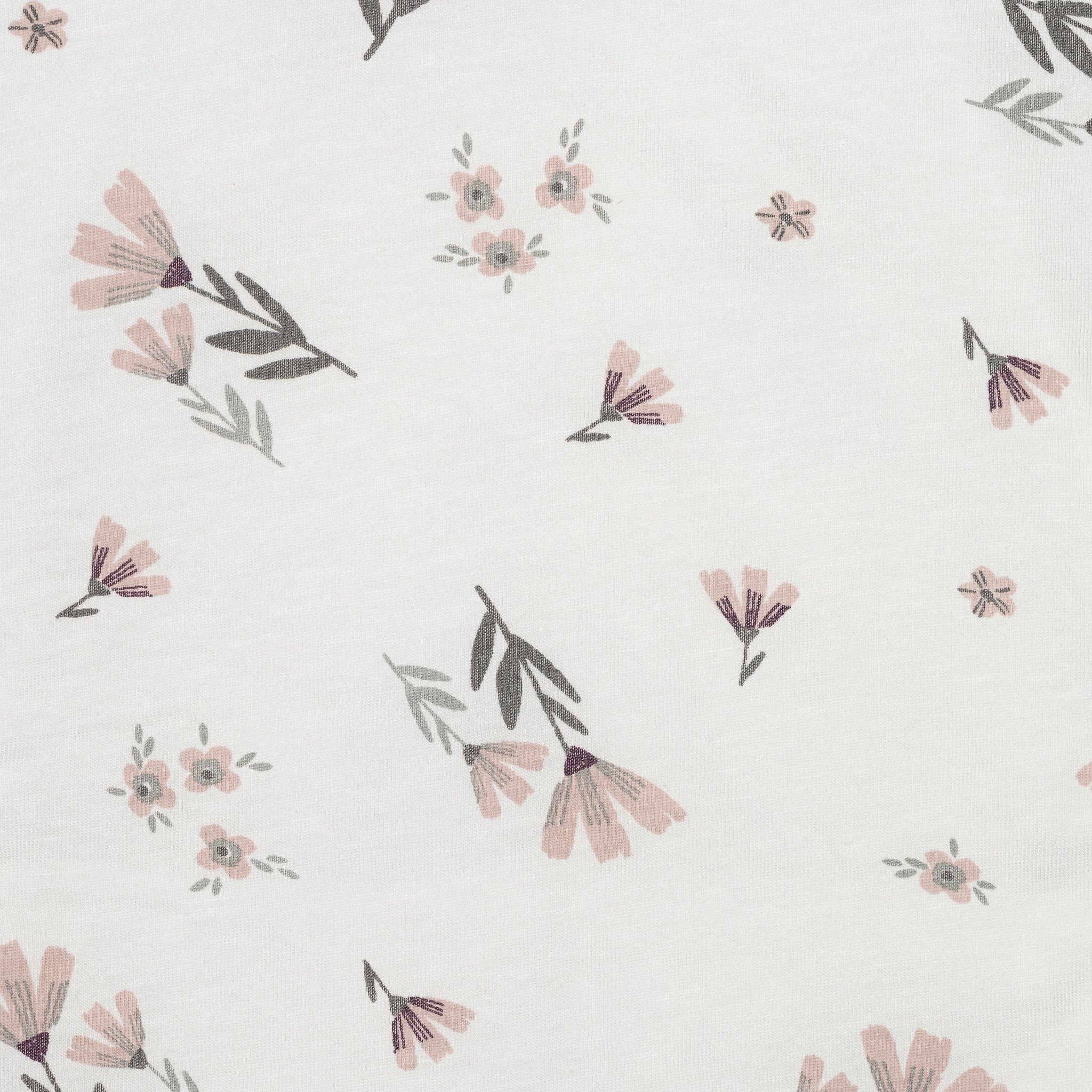 PERLIMPINPIN Pyjama pour bébé en bambou - Fleurs aquarelle – Image 4