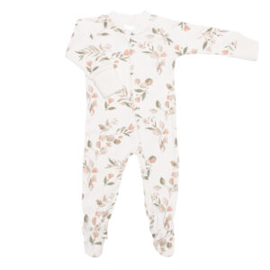 PERLIMPINPIN Pyjama pour bébé en bambou - Feuilles