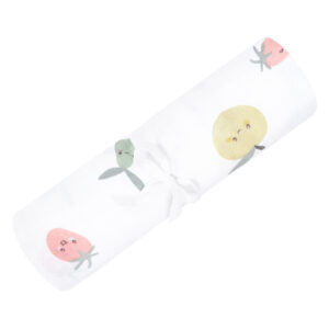 PERLIMPINPIN Couverture mousseline de coton - Fruits
