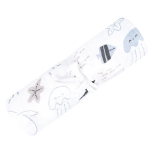 PERLIMPINPIN Couverture mousseline de coton - Mer