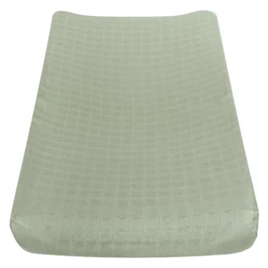 PERLIMPINPIN Housse en mousseline pour matelas à langer - kaki
