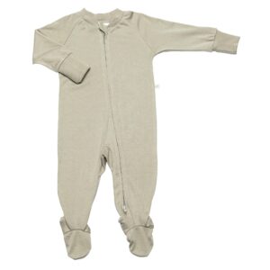 PERLIMPINPIN Pyjama pour bébé en bambou - Taupe