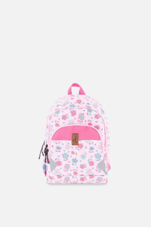 DEUX PAR DEUX LA RENTRÉE 26 SAC À DOS (pour tout petit) ROSE IMPRIMÉ FLEURS