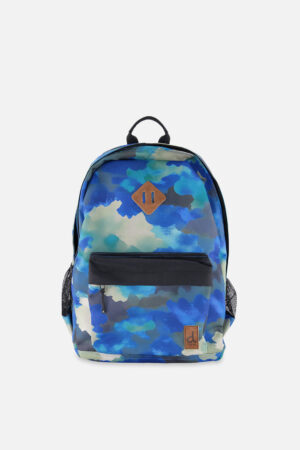 DEUX PAR DEUX LA RENTRÉE 26 SAC À DOS BLEU GRIS CAMOUFLAGE