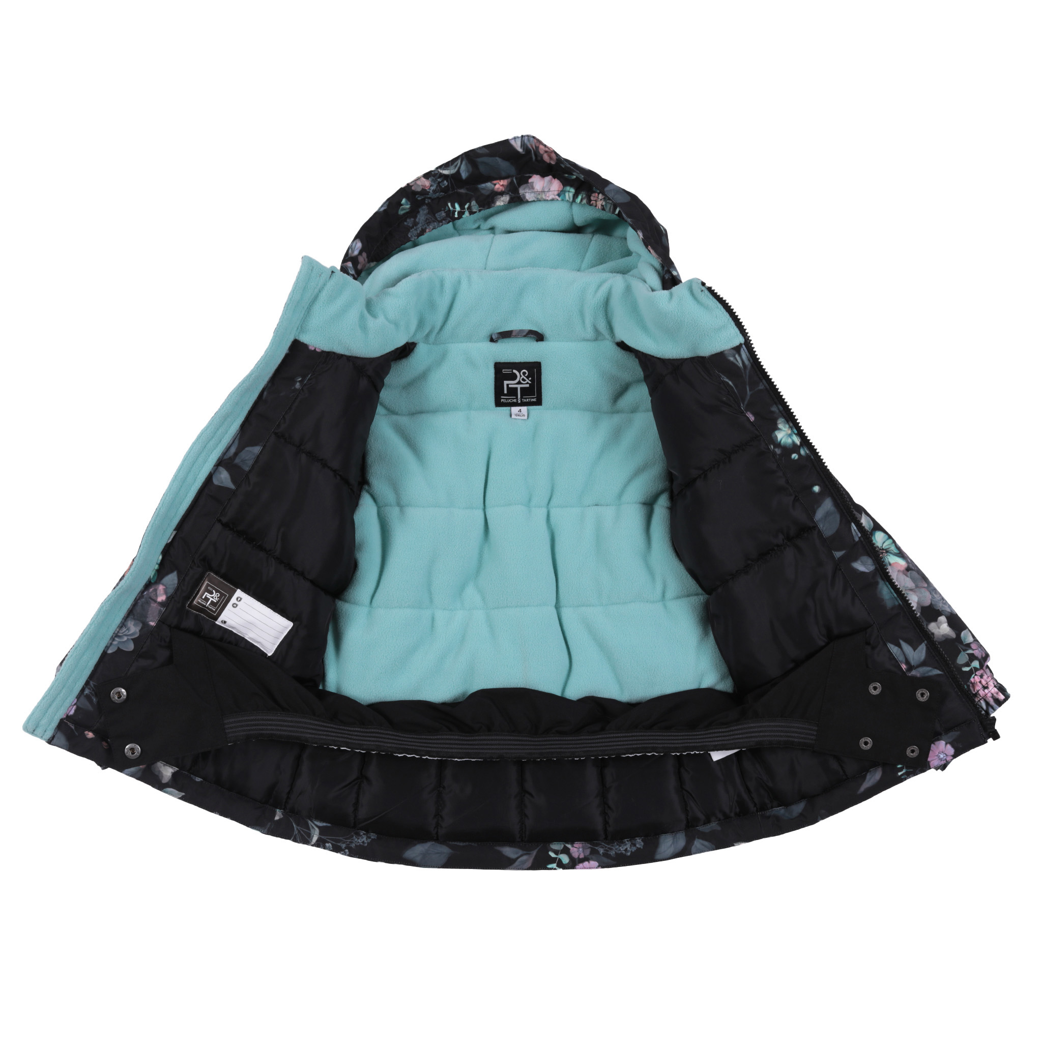 Habit de neige Noir et menthe – Image 4