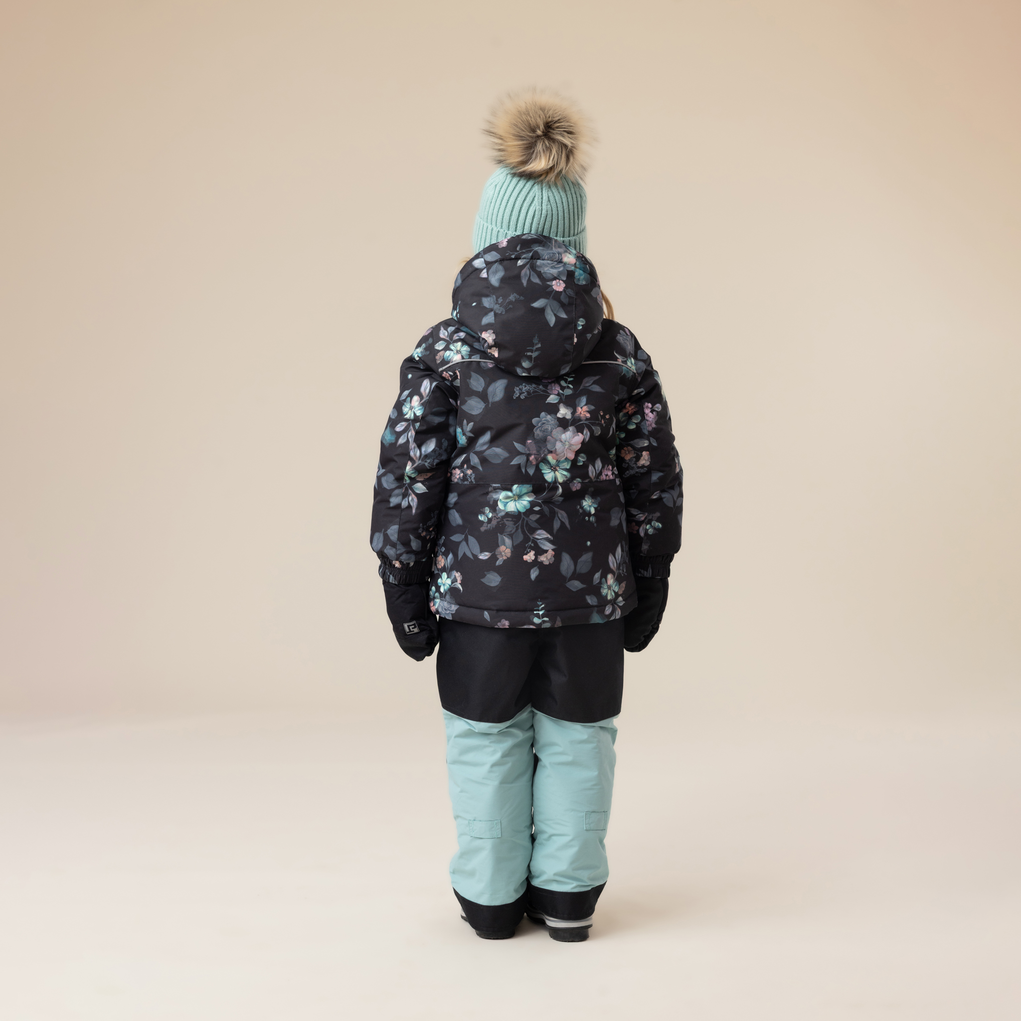 Habit de neige Noir et menthe – Image 2
