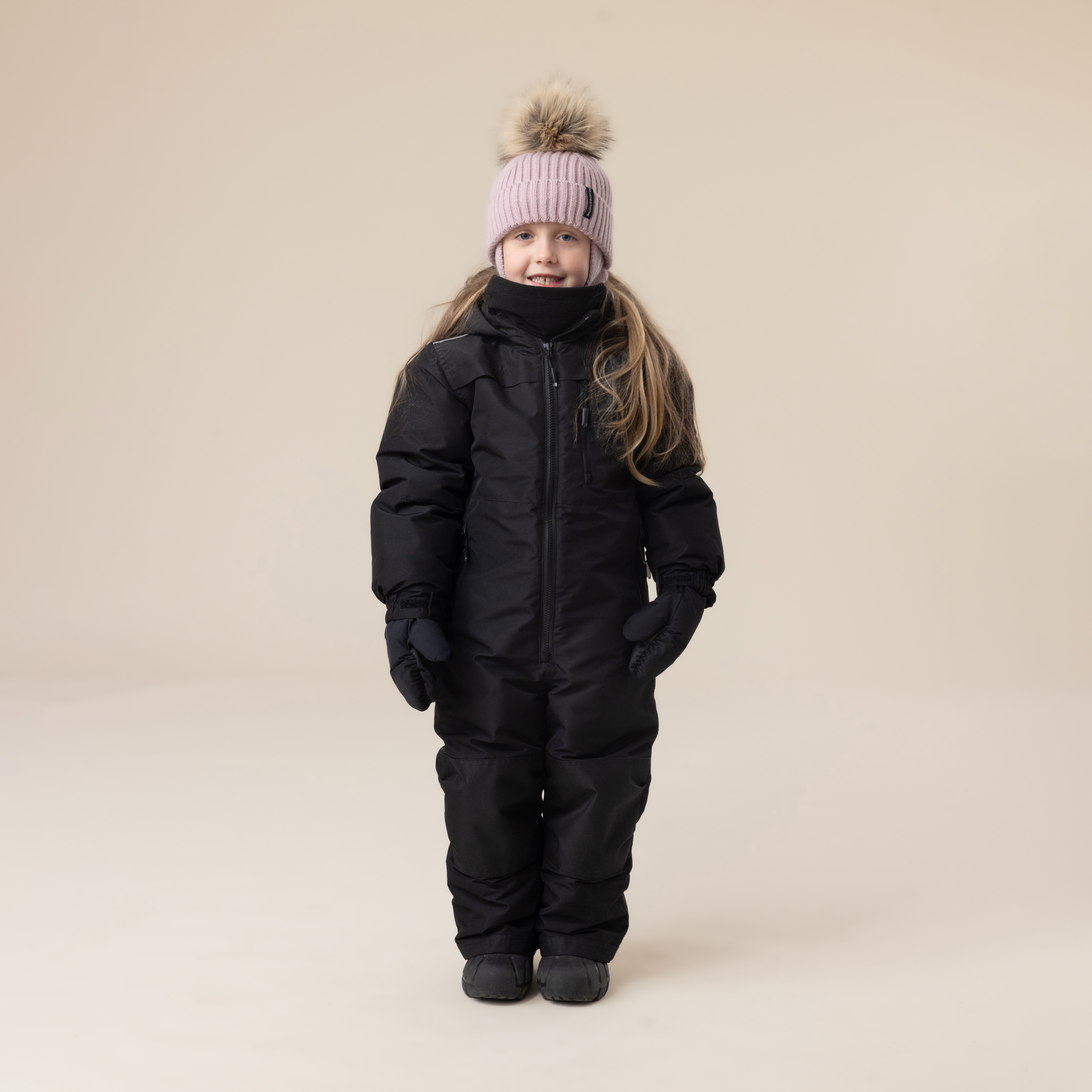 Habit de neige une pièce noir uni