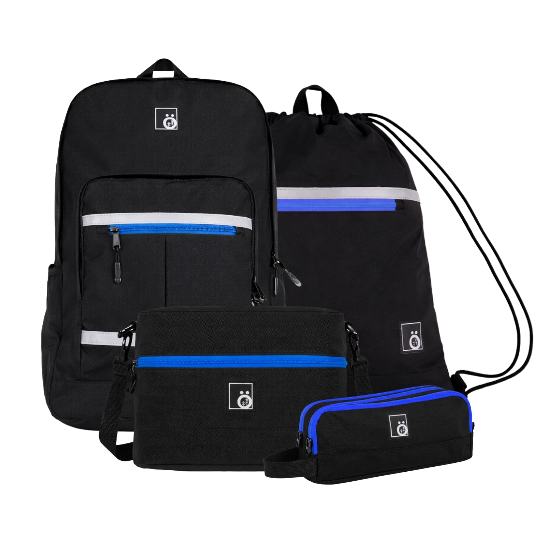 Sac à dos noir et bleu – Image 2