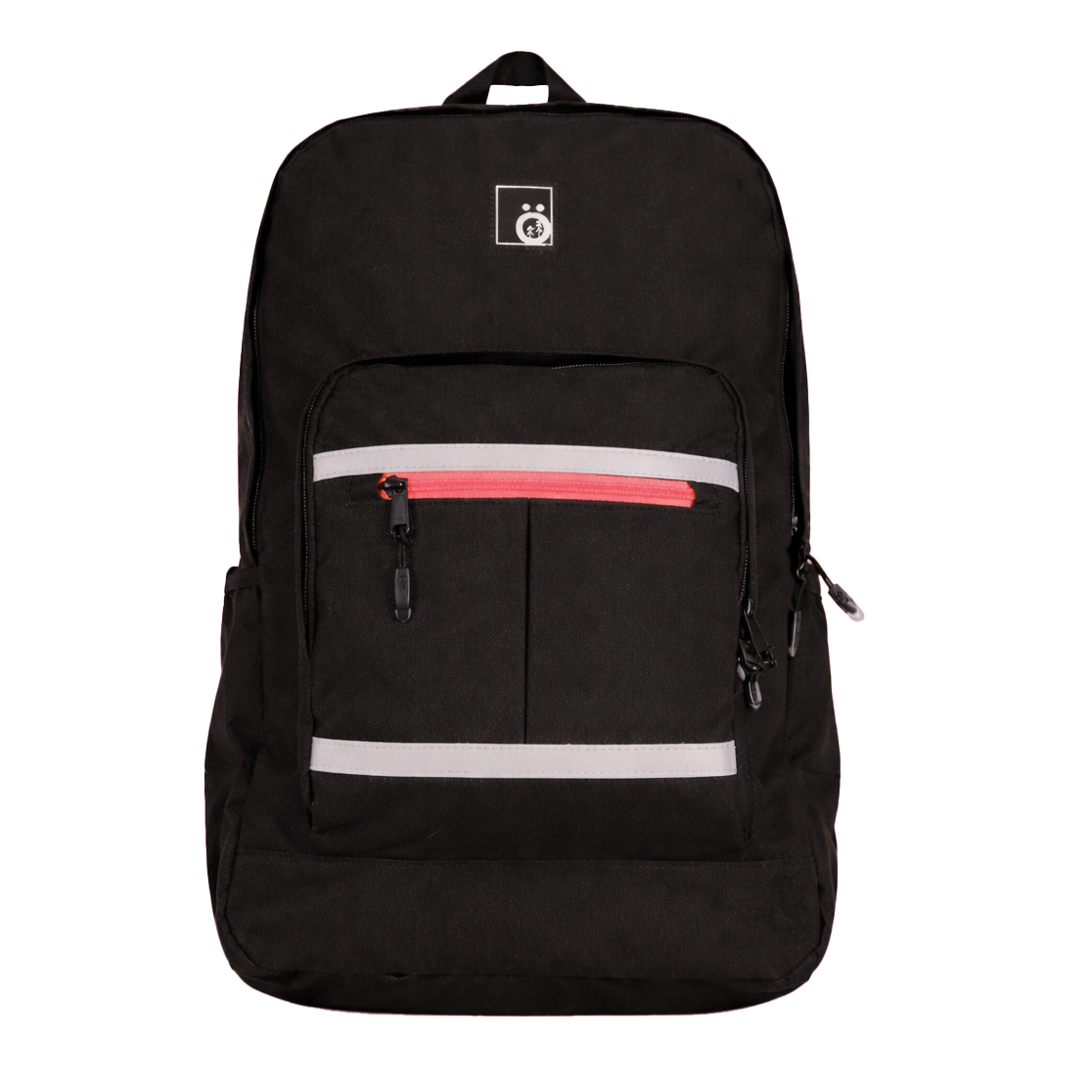 Sac à dos noir et corail