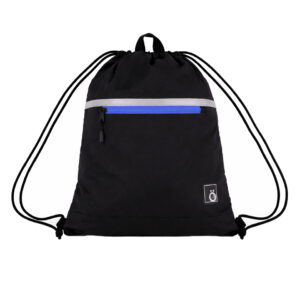 Sac de sport noir et bleu
